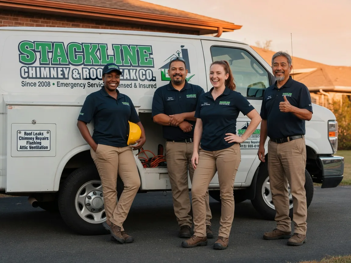 Chimney flashing repair company in Fox, OK